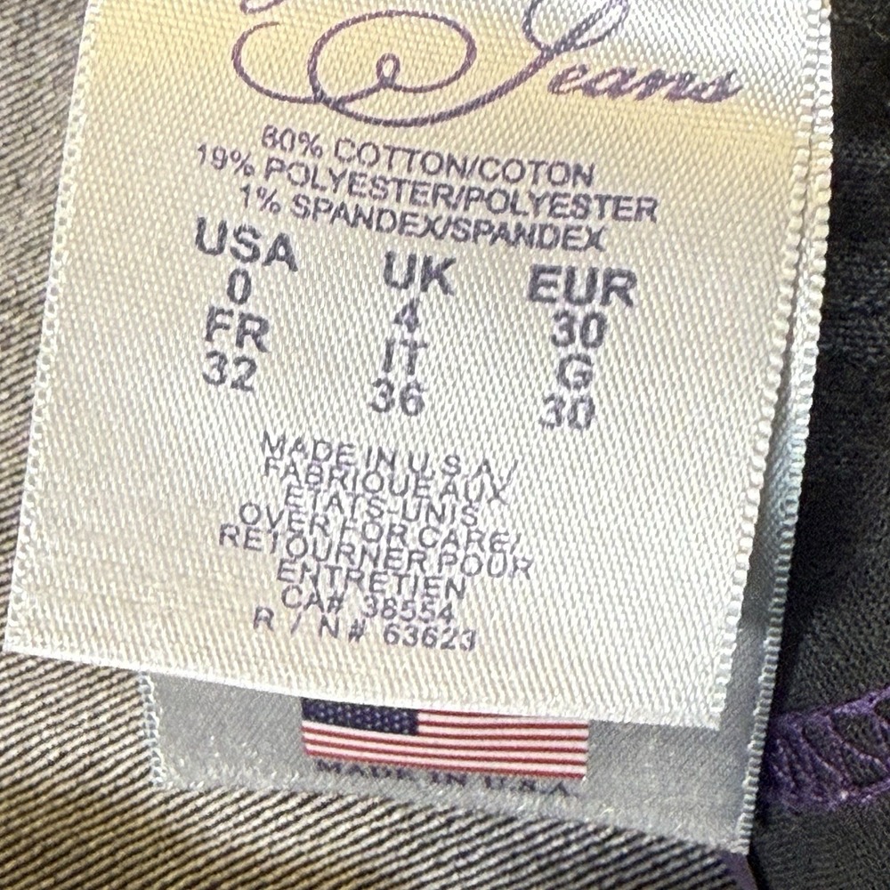 Not Your Daughter's Jeans NYDJ Dark Wash Cuffed Straight Jeans Women 0 NWT USA - Picture 4 of 8